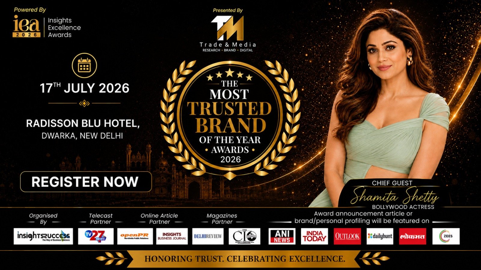 Shamita Shetty Upcoming Business Award Show 17 July New Delhi